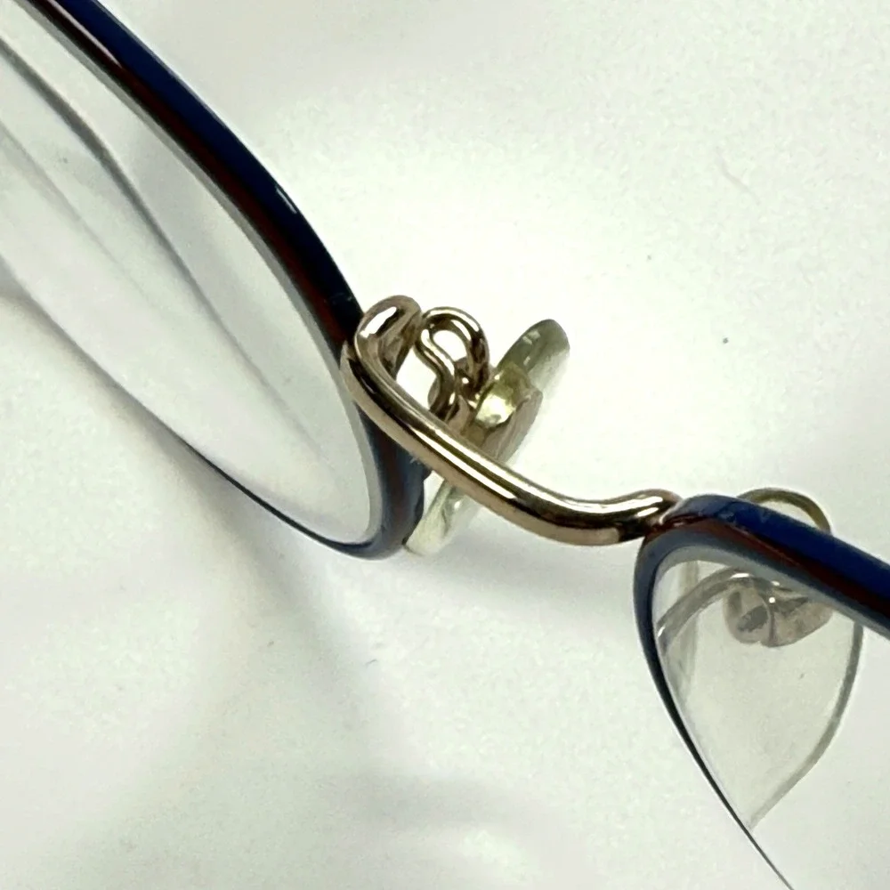 TURA MOD 272 Eyeglasses Frame Only 5 3/4 55-18-145 OA Blue Red Made in Japan